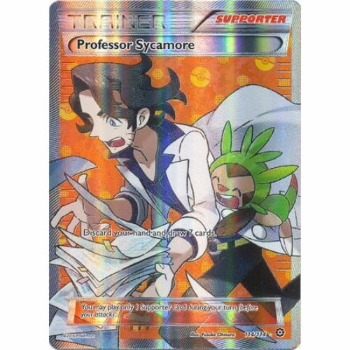 Ultra Rare Pokemon TCG 114//114 Professor Sycamore XY: Steam Siege
